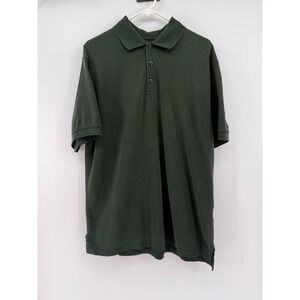 5.11‎ Tactical Series Mens Polo Shirt L Short Sleeve Olive Green Casual Top